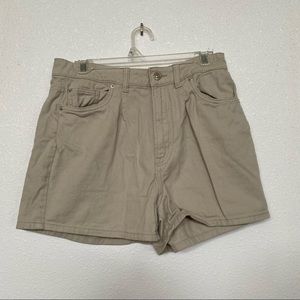 LAST CHANCE H&M High Waisted Twill Shorts